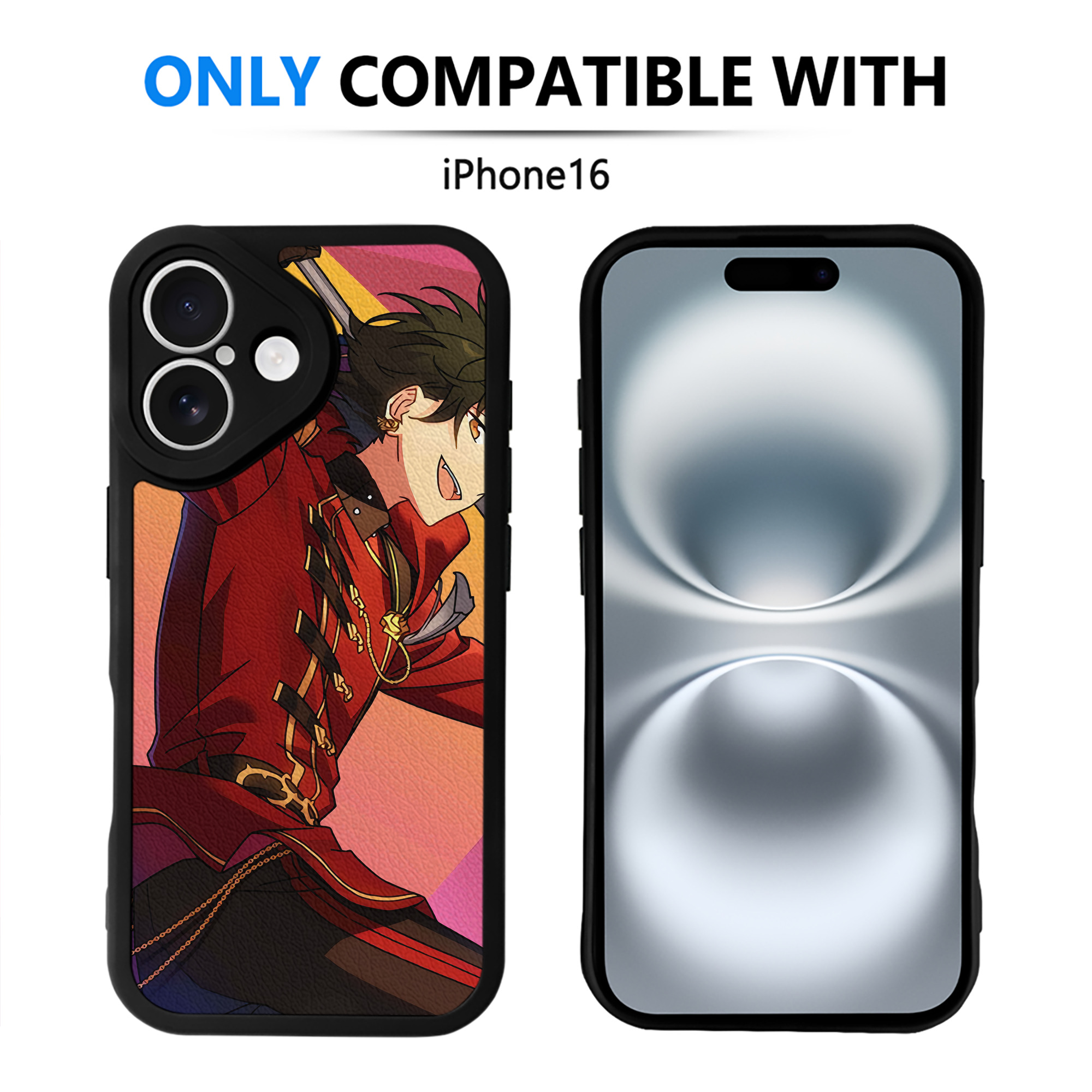 （画像用） あんさんぶるスターズ! Ensemble Stars 【iPhone 16シリーズ対応】シリコンスマホケース（レザー調） 材質：シリコン